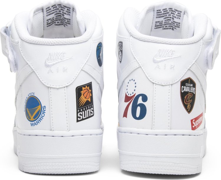 Supreme x NBA x Air Force 1 Mid 07 'White' - Just Sneakers BR