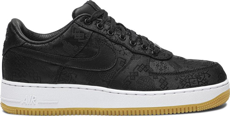 Fragment Design x CLOT x Air Force 1 'Black Silk' - Just Sneakers BR