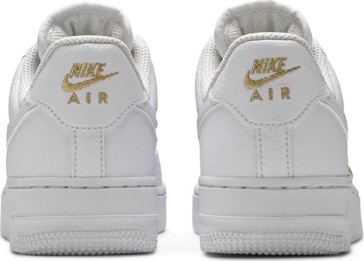 Nike Air Force 1 '07 Essential 'White Metallic Gold' - Just Sneakers BR