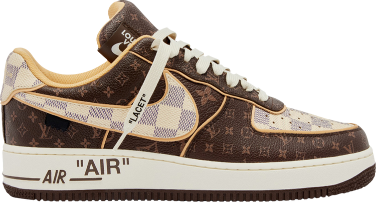 Louis Vuitton x Air Force 1 Low 'Monogram Damier' Pilot Case - Just Sneakers BR