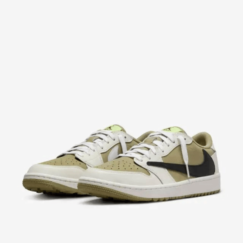 Travis Scott x Air Jordan 1 Low Golf 'Neutral Olive'