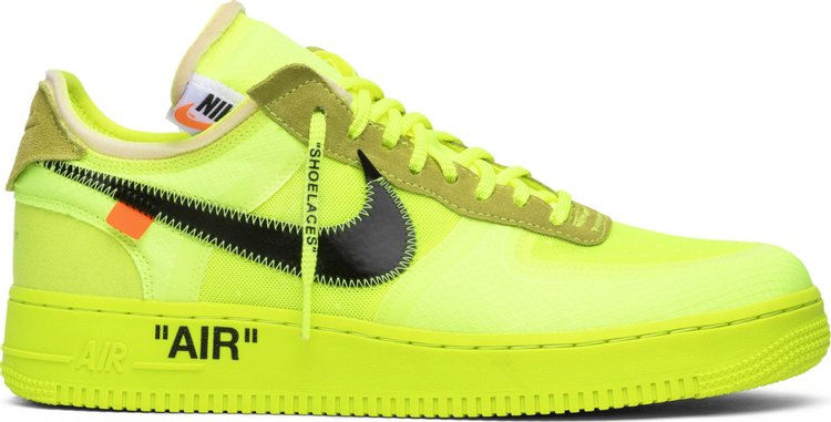 Off-White x Air Force 1 Low 'Volt' - Just Sneakers BR