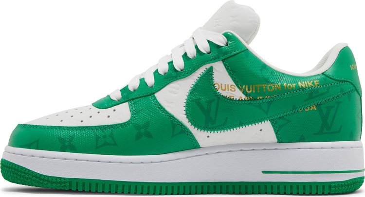 Louis Vuitton x Air Force 1 Low 'White Gym Green' - Just Sneakers BR