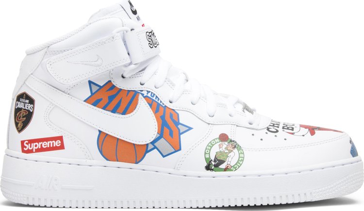 Supreme x NBA x Air Force 1 Mid 07 'White' - Just Sneakers BR