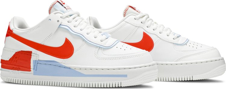 Nike Air Force 1 Shadow SE 'Team Orange Blue' - Just Sneakers BR