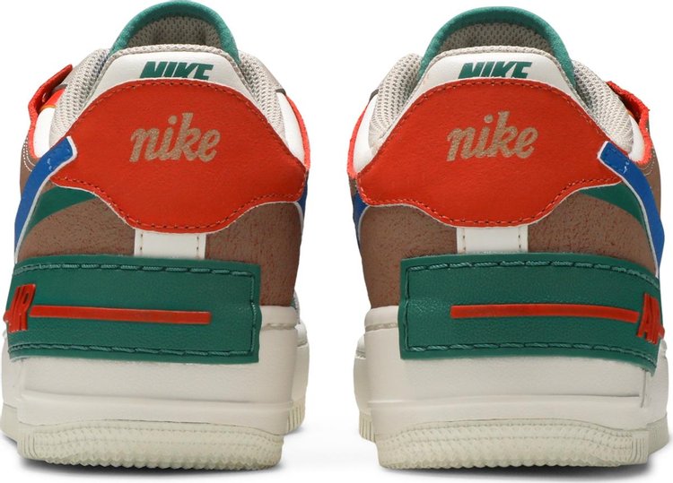 Nike Air Force 1 Shadow 'Sail Signal Blue Green' - Just Sneakers BR