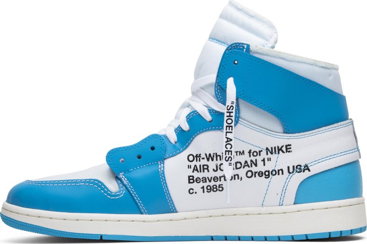 Off-White x Air Jordan 1 Retro High OG 'UNC' - Just Sneakers BR