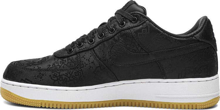 Fragment Design x CLOT x Air Force 1 'Black Silk' - Just Sneakers BR