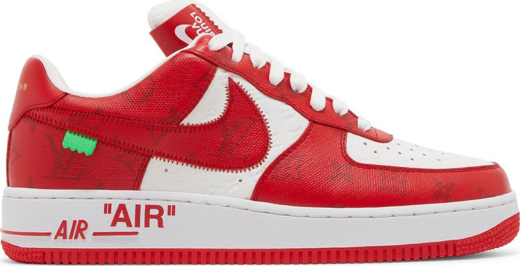 Louis Vuitton x Air Force 1 Low 'White Comet Red' - Just Sneakers BR