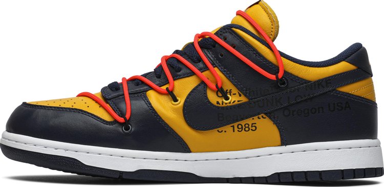 Off-White x Dunk Low 'University Gold' - Just Sneakers BR