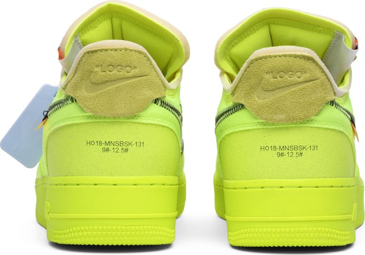 Off-White x Air Force 1 Low 'Volt' - Just Sneakers BR