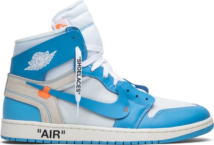 Off-White x Air Jordan 1 Retro High OG 'UNC' - Just Sneakers BR