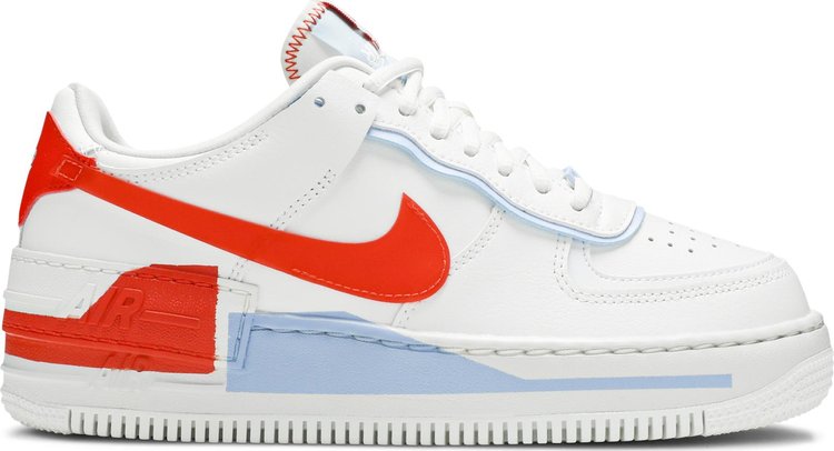 Nike Air Force 1 Shadow SE 'Team Orange Blue' - Just Sneakers BR