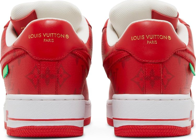 Louis Vuitton x Air Force 1 Low 'White Comet Red' - Just Sneakers BR