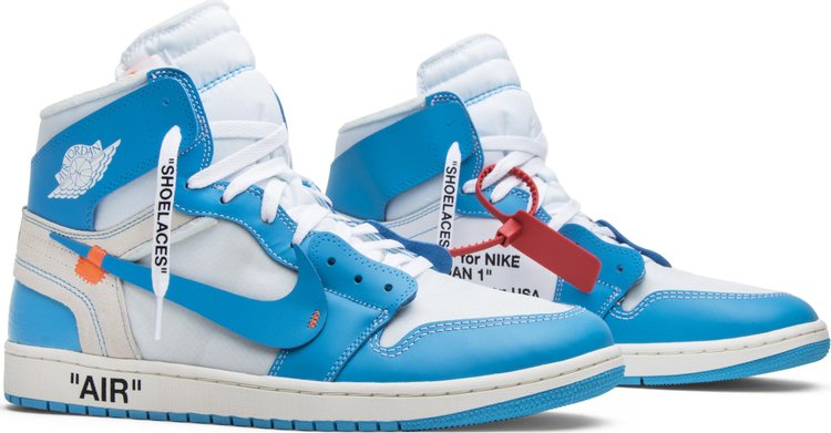 Off-White x Air Jordan 1 Retro High OG 'UNC' - Just Sneakers BR