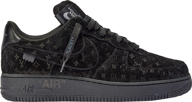 Louis Vuitton x Air Force 1 Low 'Triple Black' - Just Sneakers BR