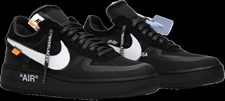 Off-White x Air Force 1 Low 'Black' - Just Sneakers BR