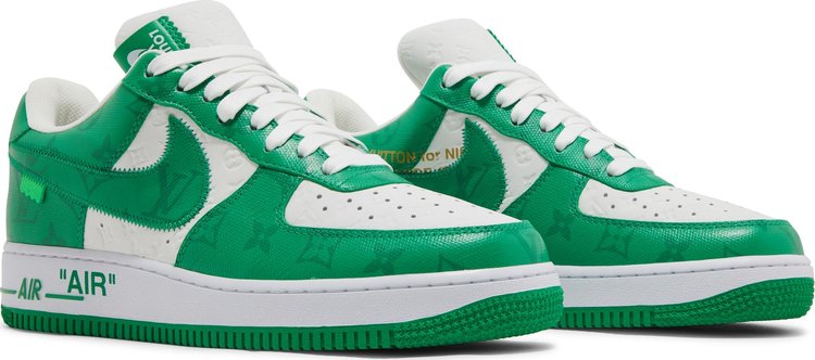 Louis Vuitton x Air Force 1 Low 'White Gym Green' - Just Sneakers BR