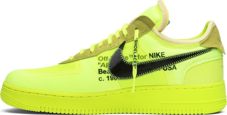 Off-White x Air Force 1 Low 'Volt' - Just Sneakers BR