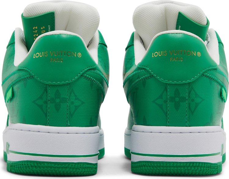 Louis Vuitton x Air Force 1 Low 'White Gym Green' - Just Sneakers BR